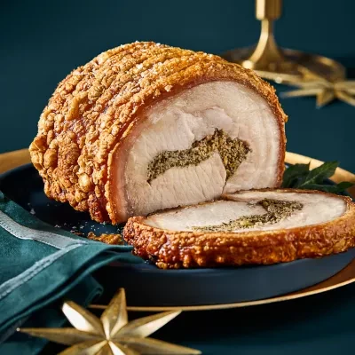 Exceptional by ASDA Crackling Garlic & Herb Stuffed Porchetta 1.67kg