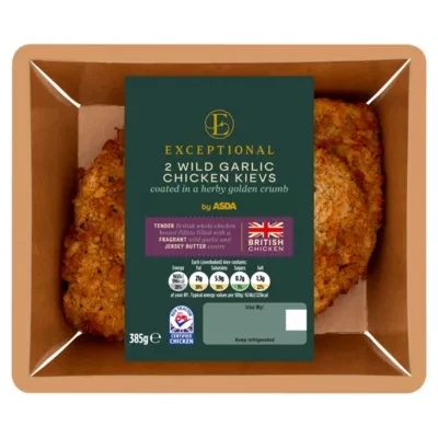 Exceptional by ASDA Exceptional by  2 Wild Garlic Chicken Kievs 385g