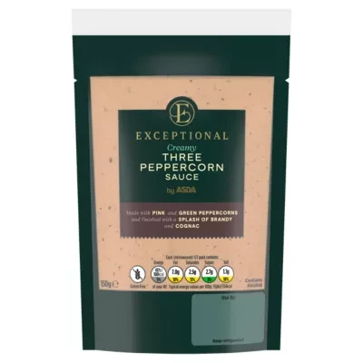 Exceptional by ASDA Exceptional Creamy Three Peppercorn Sauce 150g