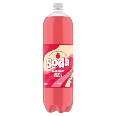 ASDA Raspberry Ripple Flavour Soda 2 Litres