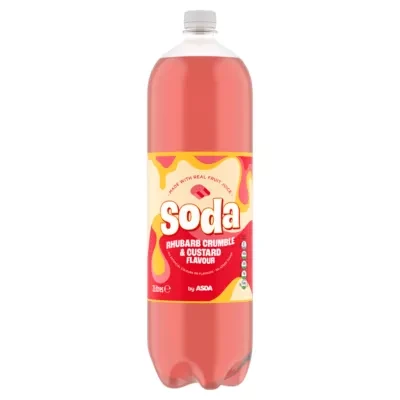 ASDA Rhubarb Crumble & Custard Flavour Soda 2 Litres