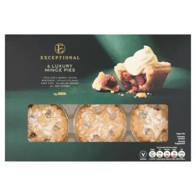 Exceptional by ASDA Exceptional by  6 Luxury Mince Pies