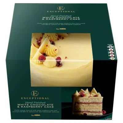 Exceptional by ASDA Exceptional White Chocolate & Raspberry Cake