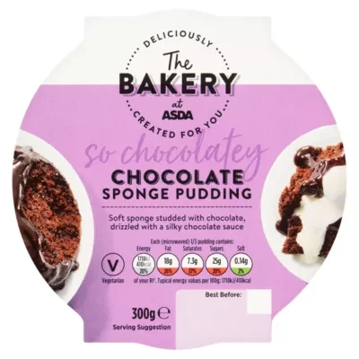 ASDA The Bakery The Bakery at  Chocolate Sponge Pudding 300g