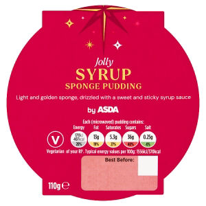 ASDA Jolly Syrup Sponge Pudding 110g