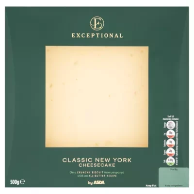 Exceptional by ASDA Exceptional by  Classic New York Cheesecake 500g