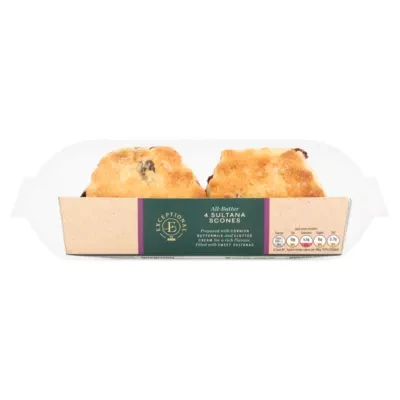 Exceptional by ASDA Exceptional 4 All-Butter Sultana Scones