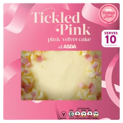 ASDA Tickled Pink Pink Velvet Cake
