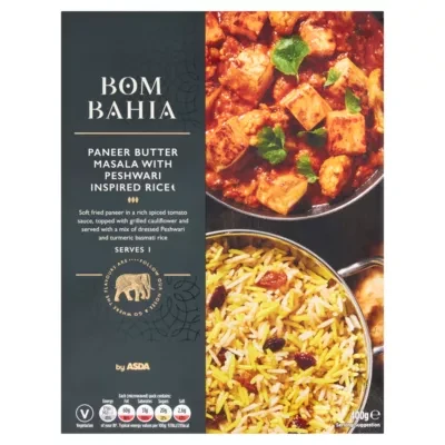 Bom Bahia by ASDA Bom Bahia Paneer Butter Masala with Peshwari Inspired Rice 400g