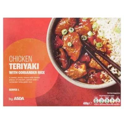 ASDA Chicken Teriyaki with Coriander Rice 400g