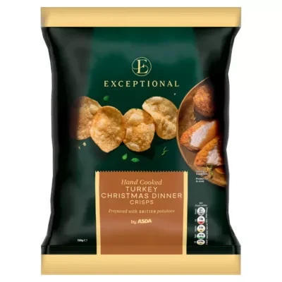 ASDA Hand Cooked Turkey Christmas Dinner Crisps 150g