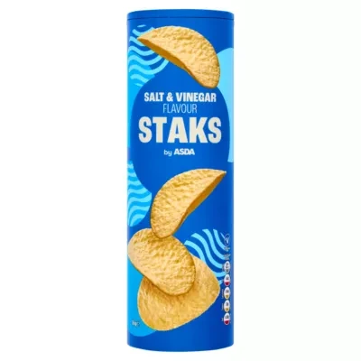 ASDA Salt & Vinegar Flavour Staks 165g