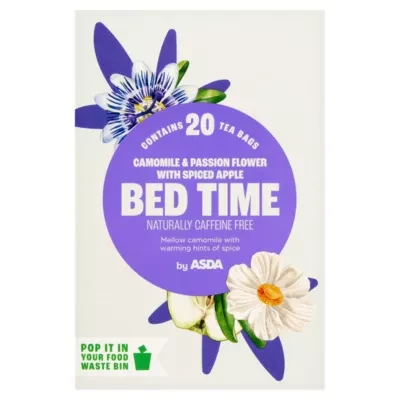ASDA 20 Bed Time Camomile & Passion Flower with Spiced Apple Tea Bags 30g
