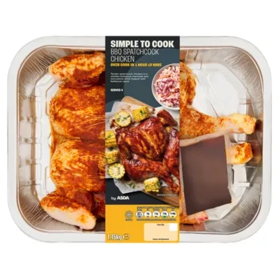 ASDA Simple to Cook BBQ Spatchcock Chicken 1.15kg