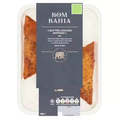 ASDA Bom Bahia 2 Butter Chicken Samosas 160g