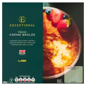 ASDA Extra Special Exceptional by  Classic Crème Brûlée 440g