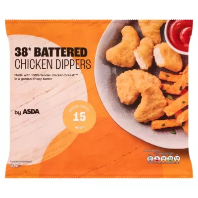 ASDA 38 Battered Chicken Dippers 684g