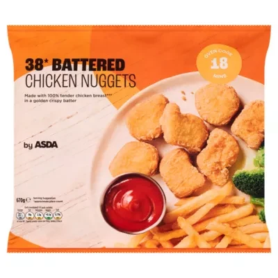 ASDA 38 Battered Chicken Nuggets 670g