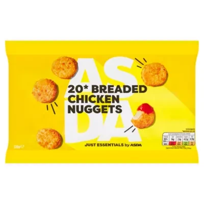 JUST ESSENTIALS by ASDA Just Essentials by  20 Breaded Chicken Nuggets 320g