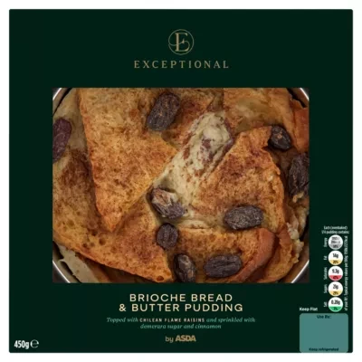 Exceptional by ASDA Exceptional Brioche Bread & Butter Pudding 450g