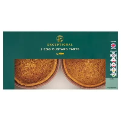 Exceptional by ASDA Exceptional 2 Egg Custard Tarts