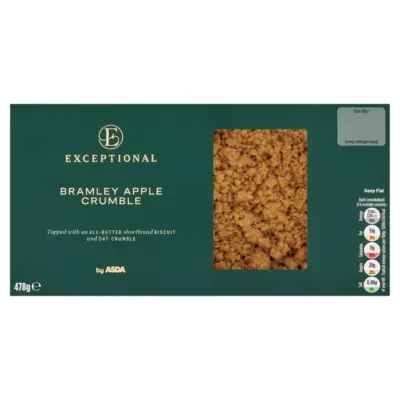 Exceptional by ASDA Exceptional Bramley Apple Crumble 478g