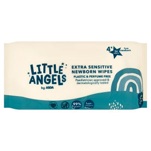 ASDA Little Angels by  Extra Sensitive Newborn Wipes 4 x 56