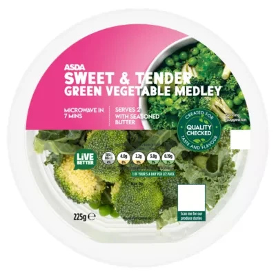 ASDA Sweet & Tender Green Vegetable Medley 225g