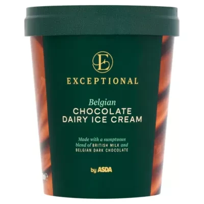 Exceptional by ASDA Exceptional by  Belgian Chocolate Dairy Ice Cream 500ml