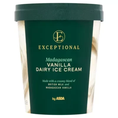 Exceptional by ASDA Exceptional by  Madagascan Vanilla Dairy Ice Cream 500ml