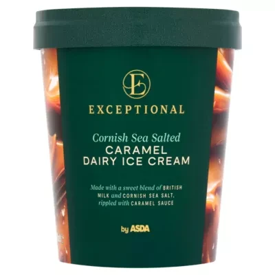 Exceptional by ASDA Exceptional by  Cornish Sea Salted Caramel Dairy Ice Cream 500ml