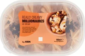 ASDA Really Creamy Millionaires Ice Cream 900ml