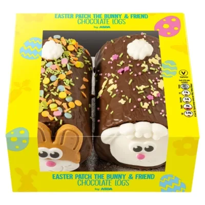ASDA Easter Patch the Bunny & Friend Chocolate Logs