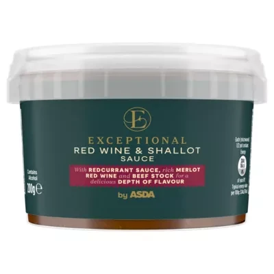 Exceptional by ASDA Exceptional Red Wine & Shallot Sauce 200g
