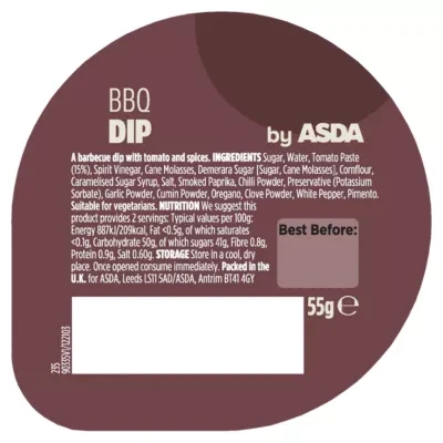ASDA BBQ Dip 55g