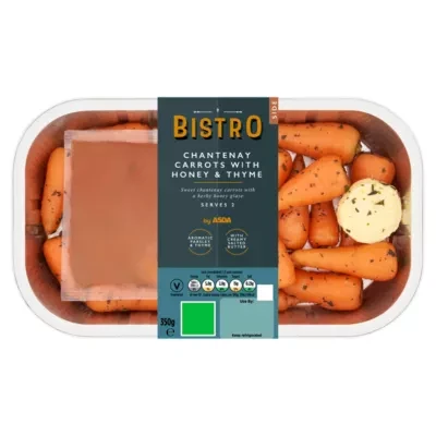 Bistro by ASDA Bistro Chantenay Carrots with Honey & Thyme 350g