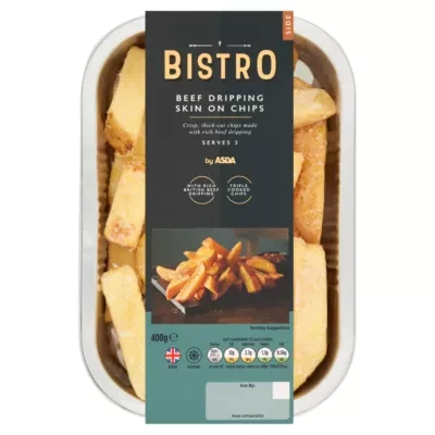 ASDA Bistro Beef Dripping Skin on Chips 400g