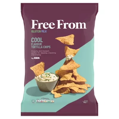 ASDA Free From Free From by  Cool Flavour Tortilla Chips 180g