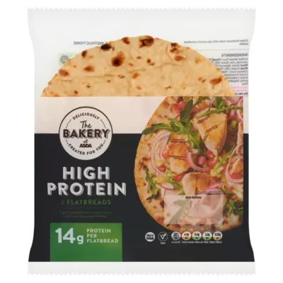 The BAKERY at ASDA The Bakery at  2 High Protein Flatbreads