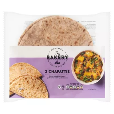 The BAKERY at ASDA The Bakery at  2 Chapattis 200g