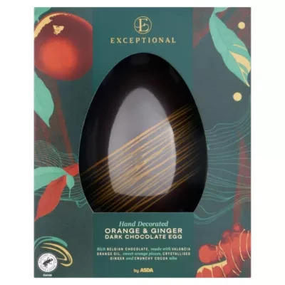 Exceptional by ASDA Orange & Ginger Dark Chocolate Egg 200g