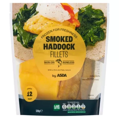 ASDA Smoked Haddock Fillets by  320g