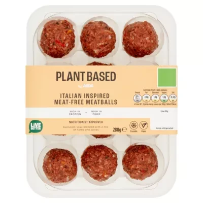 ASDA Plant Based Italian Inspired Meat-Free Meatballs 280g