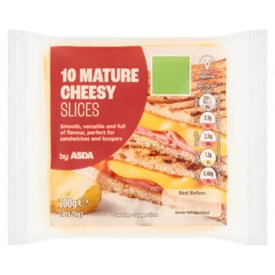 ASDA 10 Mature Cheesy Slices 10x20g (200g)