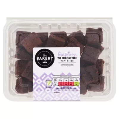The BAKERY at ASDA The Bakery at  Tempting 20 Brownie Mini Bites