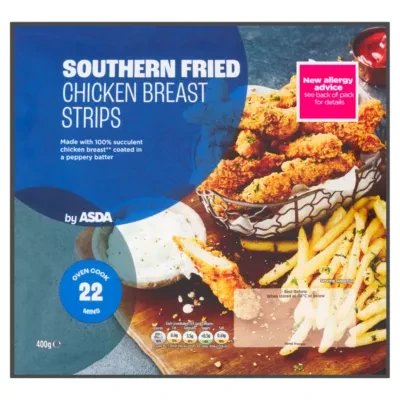 ASDA Southern Fried Chicken Breast Strips 400g