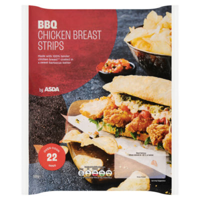 ASDA BBQ Chicken Breast Strips 400g