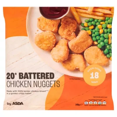ASDA 20 Battered Chicken Nuggets 348g