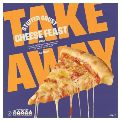 ASDA Takeway Stuffed Crust Cheese Feast Pizza 445g