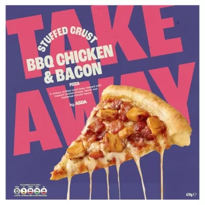 ASDA Stuffed Crust BBQ Chicken & Bacon Pizza 470g